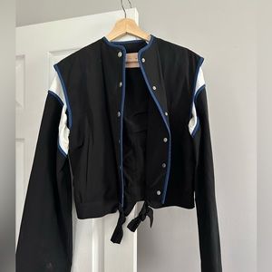 plan c sporty bomber jacket